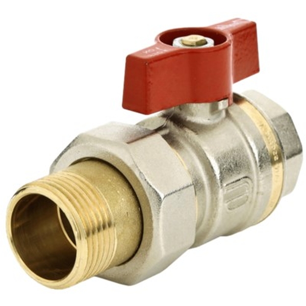 Danfoss 065B8204 Кран шаровой латунь полнопроходной BVR-F Ду 20 Ру40 ВР ...