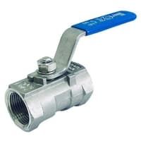 Краны стальные шаровые резьбовые НЕРЖ X1666 рукоятка DANFOSS